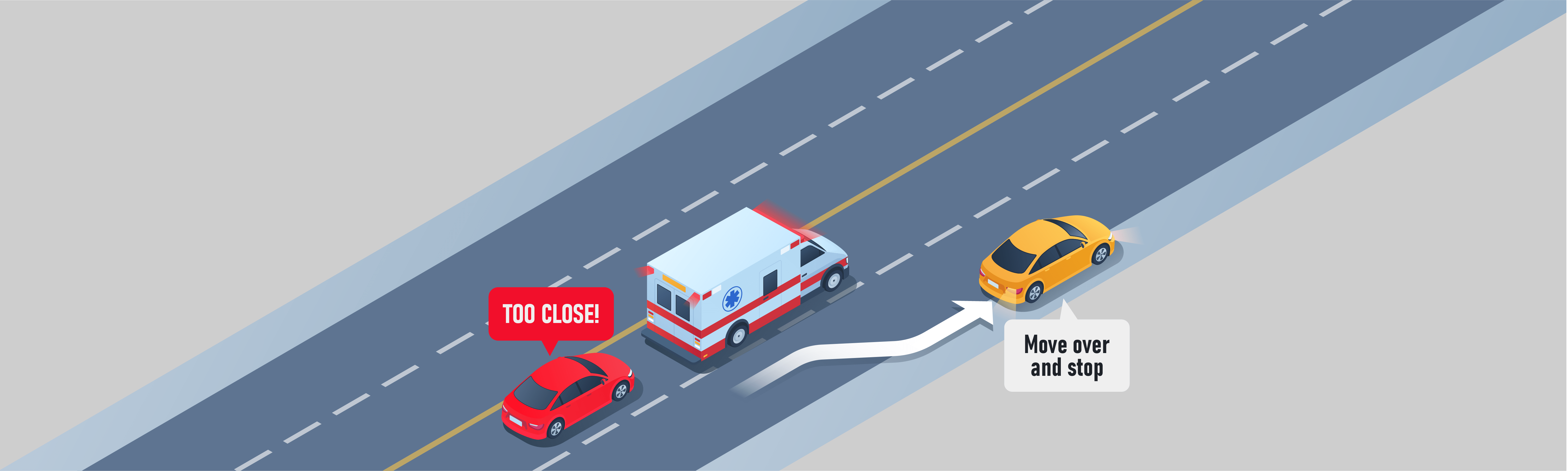 Emergency & Challenging Situations - What is a safe distance to maintain from an emergency vehicle?